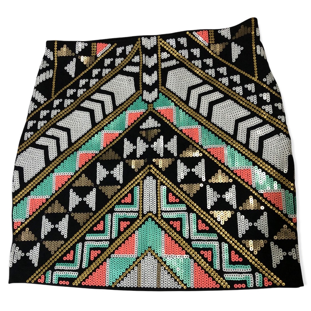 - -‎ Express Sequin Mimi Skirt Sz SP